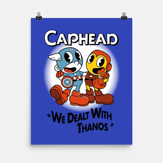 Caphead-none matte poster-Nemons