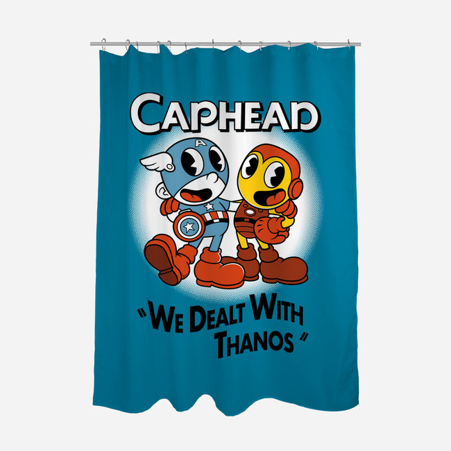 Caphead-none polyester shower curtain-Nemons