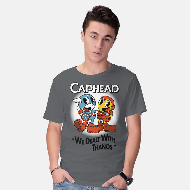 Caphead-mens basic tee-Nemons