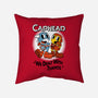 Caphead-none removable cover w insert throw pillow-Nemons