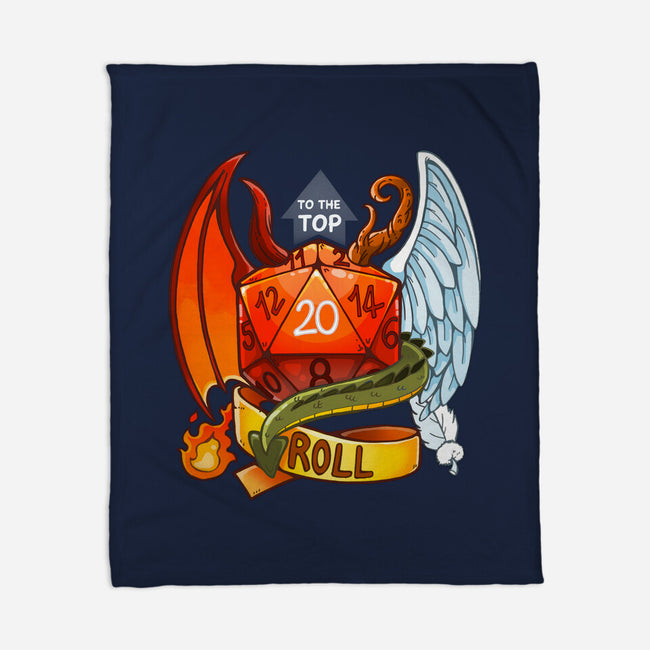 Roll To The Top-none fleece blanket-Vallina84