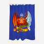 Roll To The Top-none polyester shower curtain-Vallina84