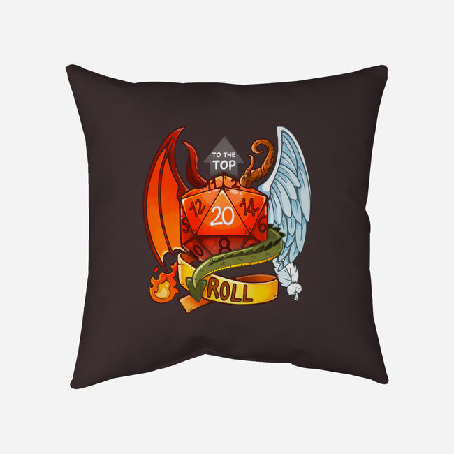 Roll To The Top-none removable cover w insert throw pillow-Vallina84