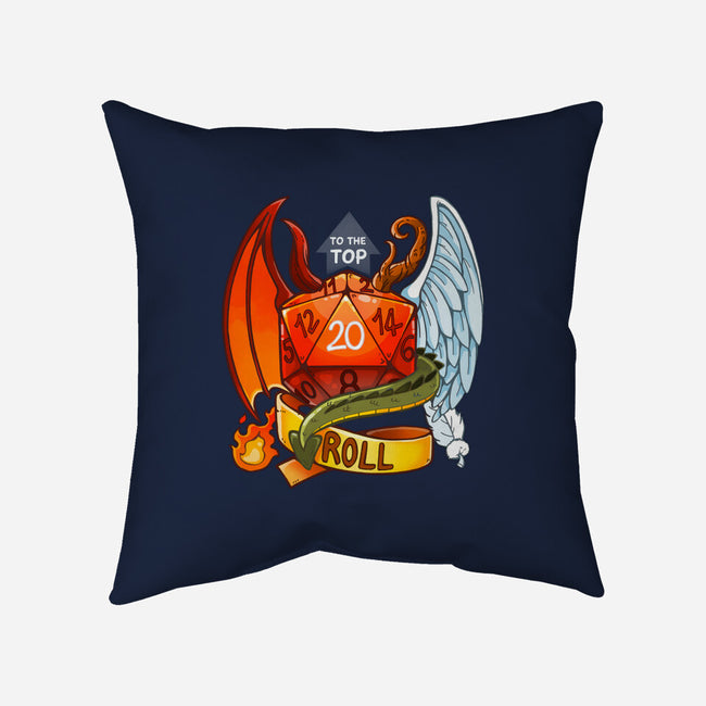 Roll To The Top-none removable cover w insert throw pillow-Vallina84