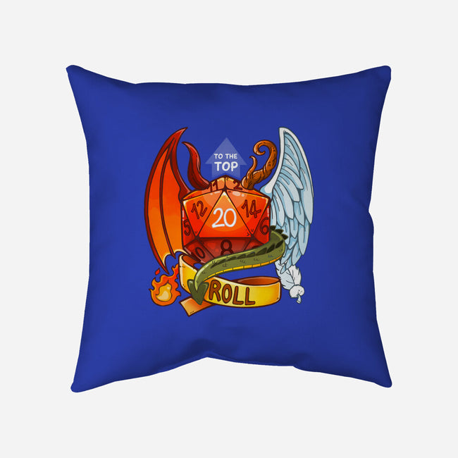 Roll To The Top-none removable cover w insert throw pillow-Vallina84
