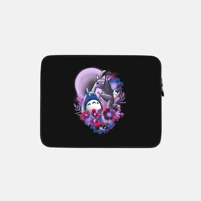 Spirits In Moonlight-none zippered laptop sleeve-fanfabio