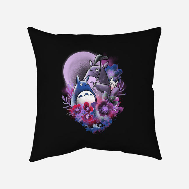 Spirits In Moonlight-none removable cover w insert throw pillow-fanfabio