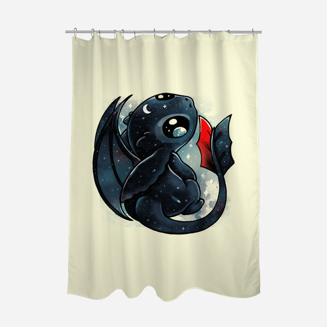 Dragon Starlight-none polyester shower curtain-Vallina84