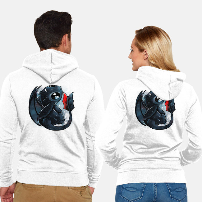 Dragon Starlight-unisex zip-up sweatshirt-Vallina84