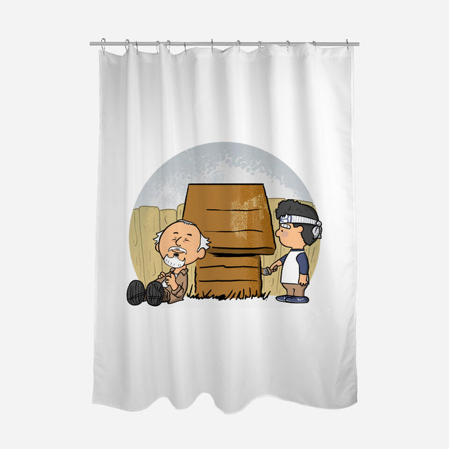 Karate Moves-none polyester shower curtain-MarianoSan