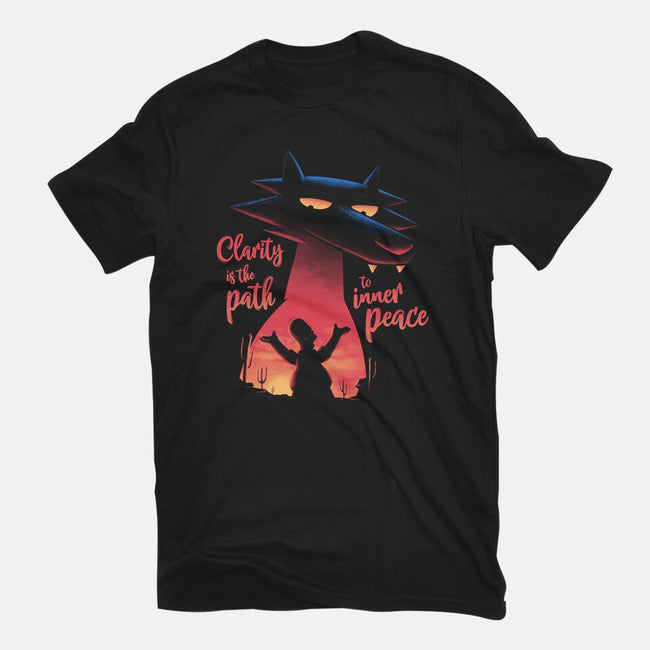 Inner Peace-womens fitted tee-teesgeex