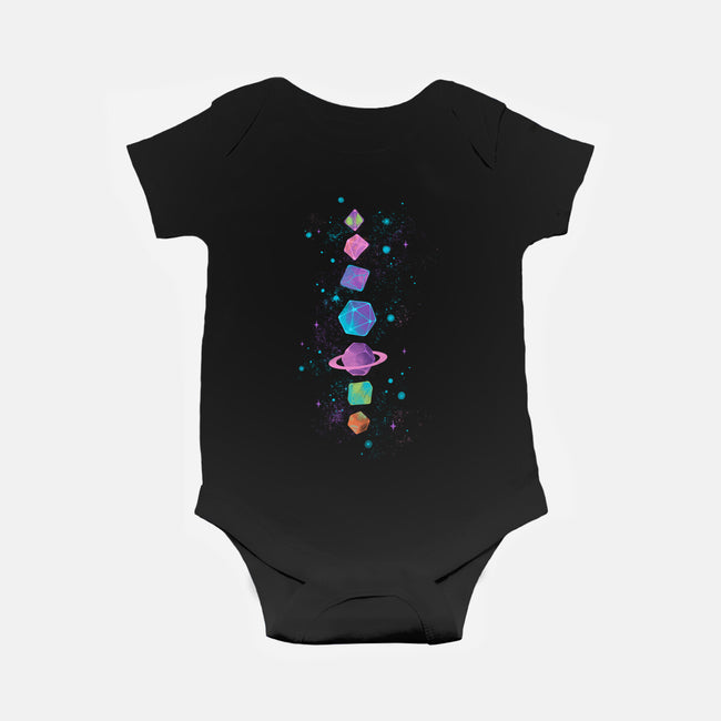 Space Dice-baby basic onesie-ricolaa