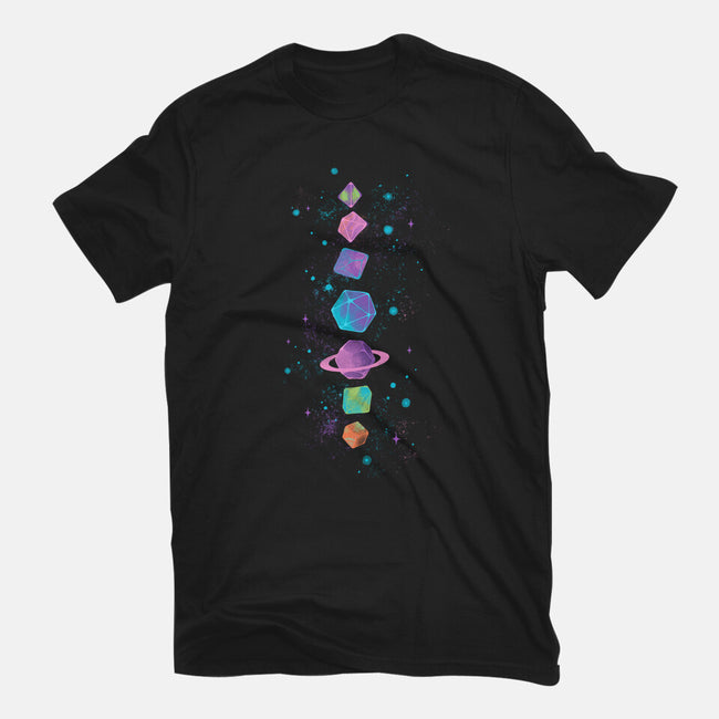 Space Dice-womens fitted tee-ricolaa