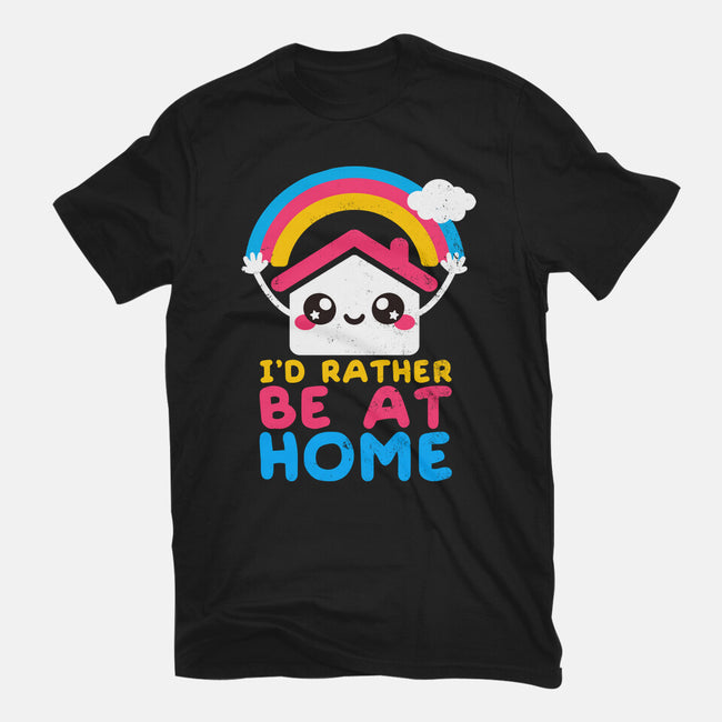 Be At Home-womens fitted tee-NemiMakeit