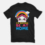 Be At Home-womens fitted tee-NemiMakeit