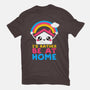 Be At Home-womens basic tee-NemiMakeit