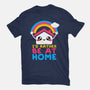 Be At Home-womens basic tee-NemiMakeit