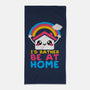 Be At Home-none beach towel-NemiMakeit