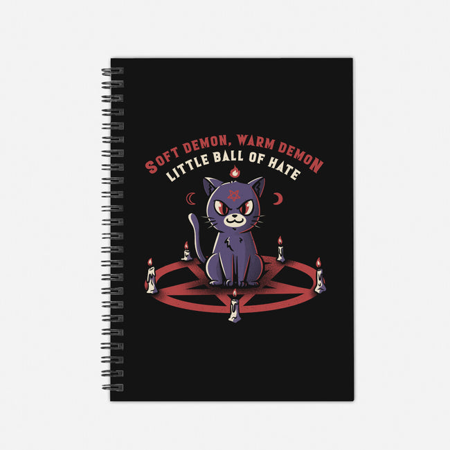 Little Ball Of Hate-none dot grid notebook-tobefonseca