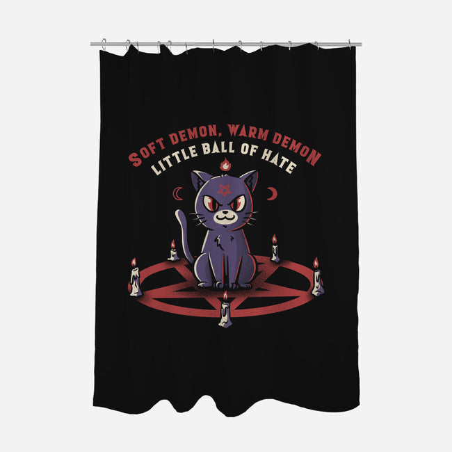 Little Ball Of Hate-none polyester shower curtain-tobefonseca