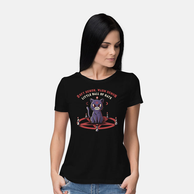 Little Ball Of Hate-womens basic tee-tobefonseca