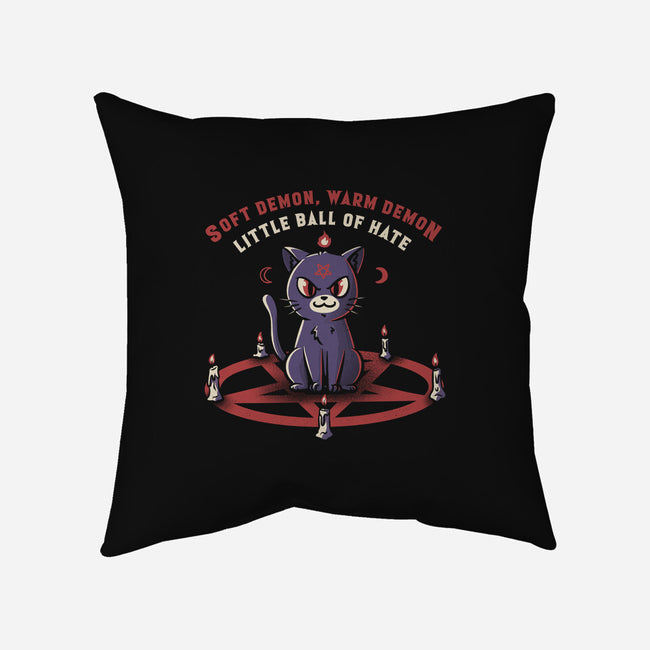 Little Ball Of Hate-none removable cover w insert throw pillow-tobefonseca
