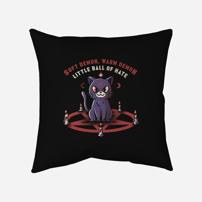 Little Ball Of Hate-none removable cover throw pillow-tobefonseca