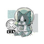 AstroDog-none removable cover w insert throw pillow-xMorfina