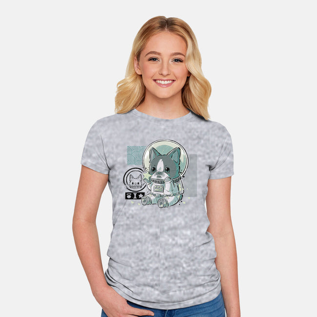 AstroDog-womens fitted tee-xMorfina