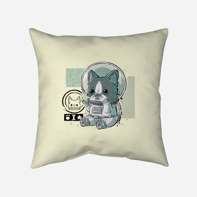 AstroDog-none removable cover w insert throw pillow-xMorfina