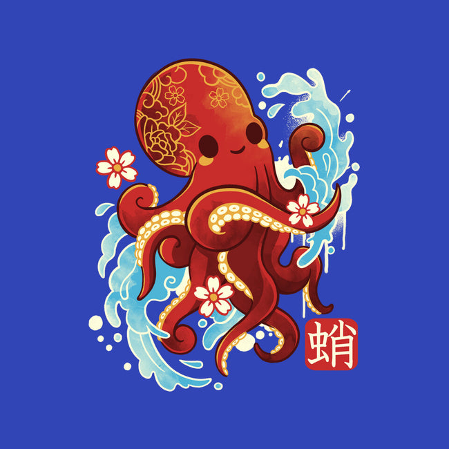 Japanese Octopus Kawaii-none removable cover w insert throw pillow-NemiMakeit