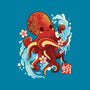 Japanese Octopus Kawaii-none glossy sticker-NemiMakeit