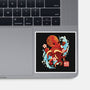 Japanese Octopus Kawaii-none glossy sticker-NemiMakeit