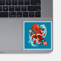 Japanese Octopus Kawaii-none glossy sticker-NemiMakeit