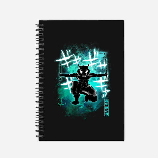 Cosmic Boar-none dot grid notebook-fanfreak1