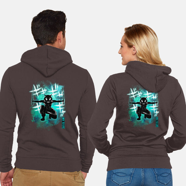 Cosmic Boar-unisex zip-up sweatshirt-fanfreak1