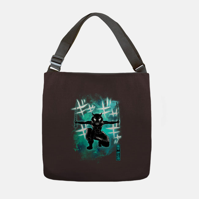 Cosmic Boar-none adjustable tote-fanfreak1