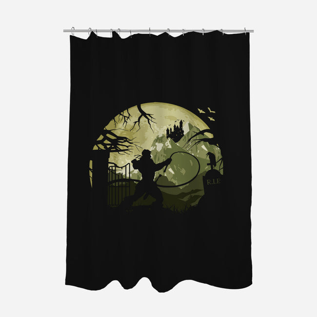 Castlevania Hero-none polyester shower curtain-BridgeWalker
