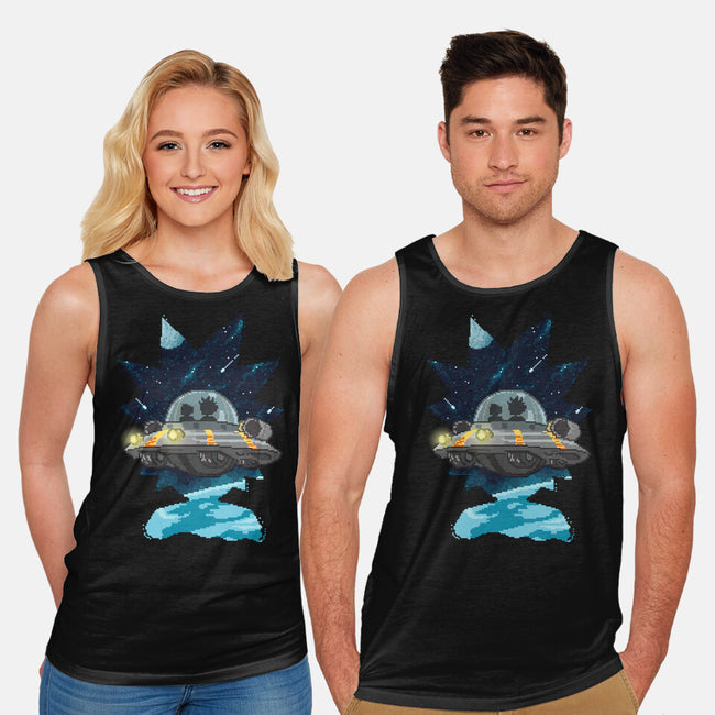 Pixel Rick-unisex basic tank-danielmorris1993