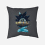 Pixel Rick-none removable cover w insert throw pillow-danielmorris1993