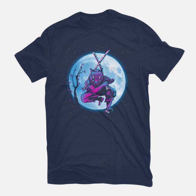 Inosuke Under The Moon-mens basic tee-ddjvigo