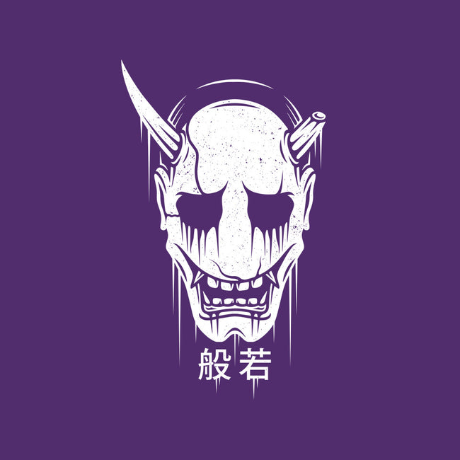 Hannya Mask-none removable cover w insert throw pillow-Alundrart