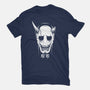 Hannya Mask-womens basic tee-Alundrart