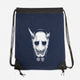 Hannya Mask-none drawstring bag-Alundrart
