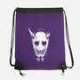 Hannya Mask-none drawstring bag-Alundrart