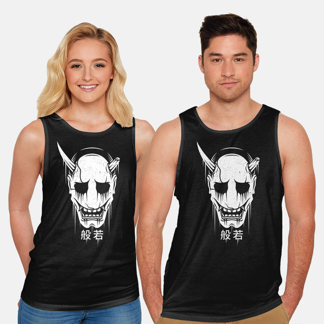 Hannya Mask-unisex basic tank-Alundrart