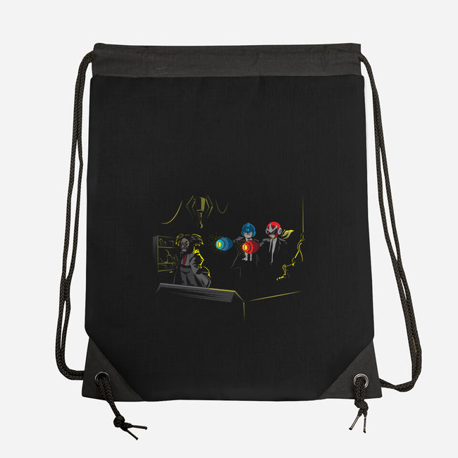 Mega Fiction-none drawstring bag-Kladenko