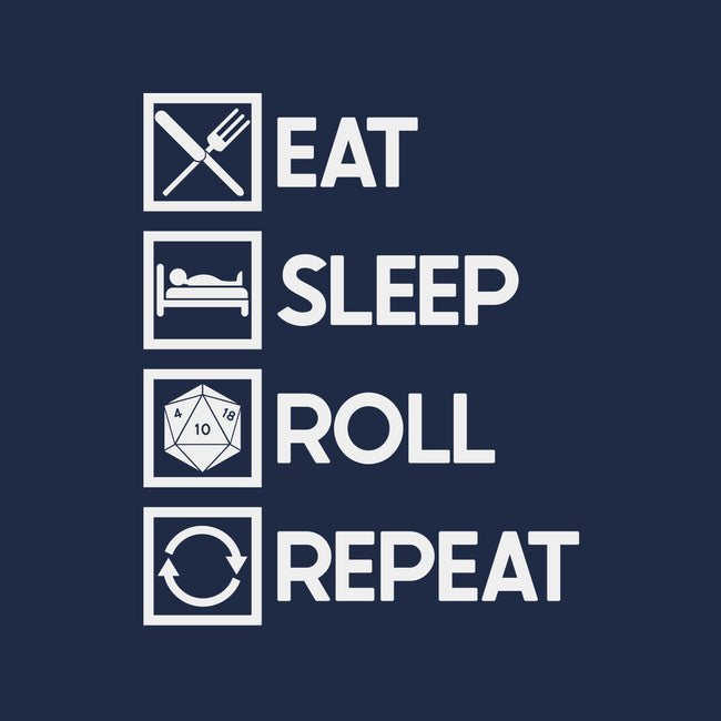 Eat Sleep Roll-unisex kitchen apron-Nickbeta Designs