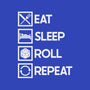 Eat Sleep Roll-none glossy mug-Nickbeta Designs