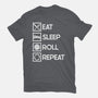 Eat Sleep Roll-mens premium tee-Nickbeta Designs